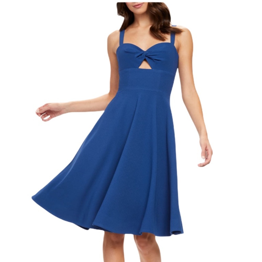 Dress the Population royal blue dress L